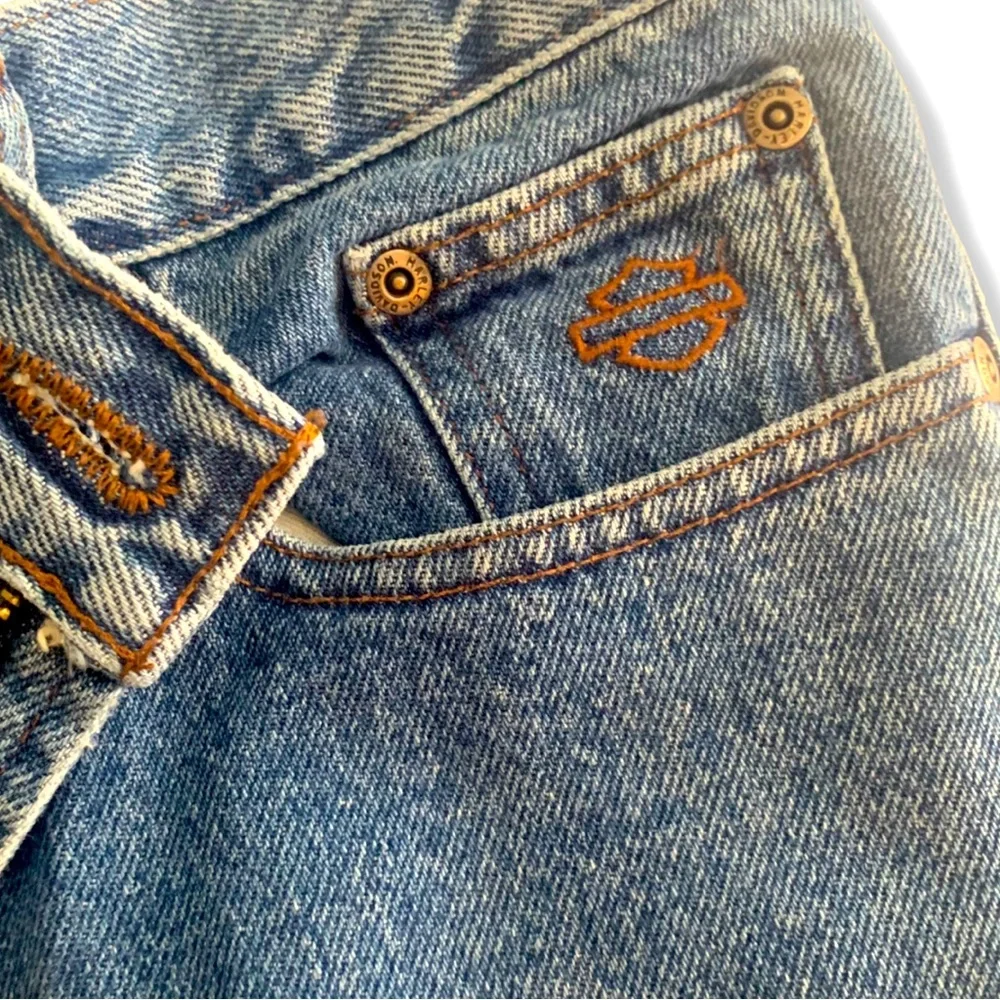 Harley-Davidson Men's Original Bootcut Jeans 32x30- Blue Denim - Picture 5 of 6